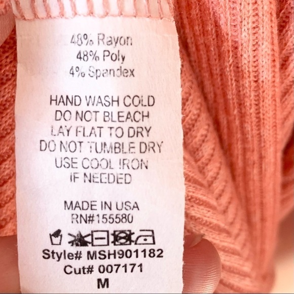 MARONIE Anthropologie Oversized Ribbed Knit Dolman Open Cardigan Medium NEW - Picture 6 of 6